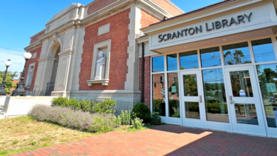 Ec Scranton Library Logo