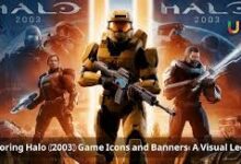 Halo (2003) Game Icons Banners