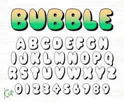 bubble font