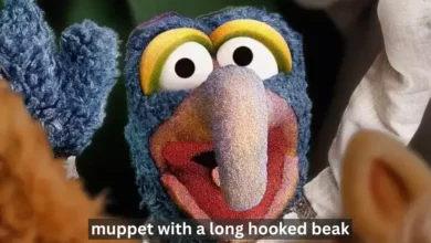 muppet with long hooked beak